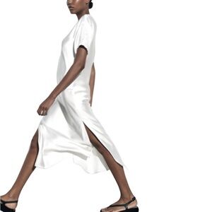 Zara White Maxi Dress